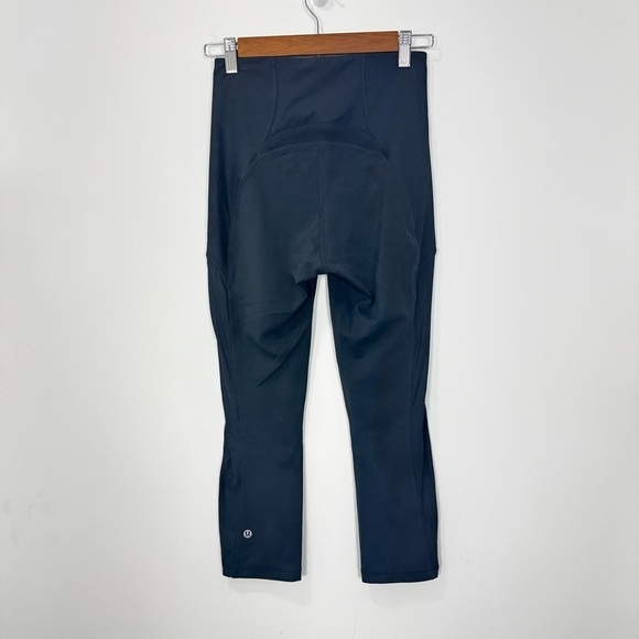 Lululemon Everlux Mesh Super-High-Rise Training Crop Leggings 21" Inseam Black 6 - Picture 4 of 13